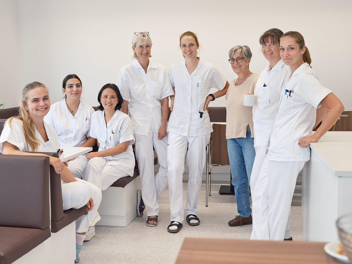 Mitarbeiter*innen des Vinzenz Pathologieverbunds am Standort Linz